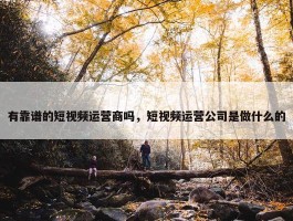 有靠谱的短视频运营商吗，短视频运营公司是做什么的