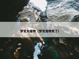 梦见为宠物（梦见宠物死了）