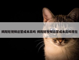 揭阳短视频运营成本高吗 揭阳短视频运营成本高吗现在