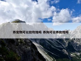 养宠物可以放玫瑰吗 养狗可以养玫瑰吗