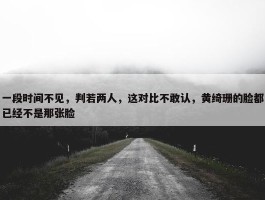 一段时间不见，判若两人，这对比不敢认，黄绮珊的脸都已经不是那张脸