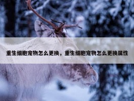 重生细胞宠物怎么更换，重生细胞宠物怎么更换属性