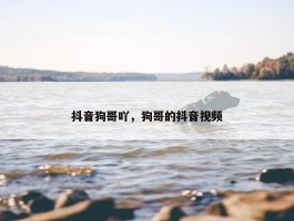 抖音狗哥吖，狗哥的抖音视频