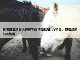 香港知名堪舆大师称TVB情侣互旺_八字合，但要结婚仍有波折