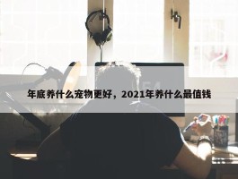 年底养什么宠物更好，2021年养什么最值钱