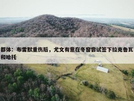 都体：布雷默重伤后，尤文有意在冬窗尝试签下拉克鲁瓦和哈托