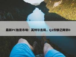 最新PC独显市场：英特尔出局，Q2份额已降到0