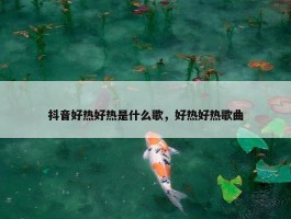 抖音好热好热是什么歌，好热好热歌曲