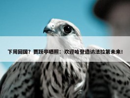 下周回国？贾跃亭晒照：欢迎哈登造访法拉第未来！