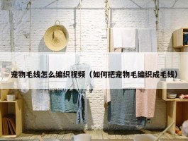 宠物毛线怎么编织视频（如何把宠物毛编织成毛线）