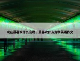 现在最喜欢什么宠物，最喜欢什么宠物英语作文