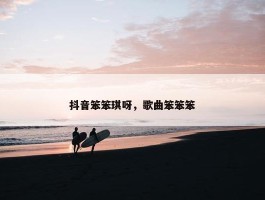 抖音笨笨琪呀，歌曲笨笨笨