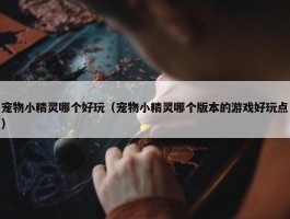 宠物小精灵哪个好玩（宠物小精灵哪个版本的游戏好玩点）