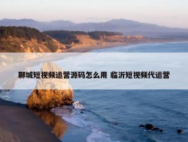 聊城短视频运营源码怎么用 临沂短视频代运营