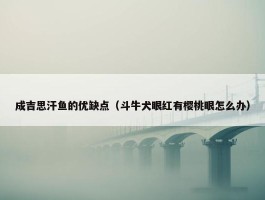 成吉思汗鱼的优缺点（斗牛犬眼红有樱桃眼怎么办）