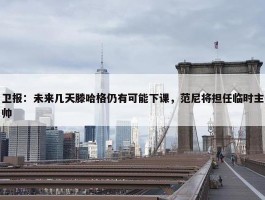 卫报：未来几天滕哈格仍有可能下课，范尼将担任临时主帅