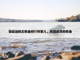 张韶涵励志歌曲排行榜第几，张韶涵激励歌曲