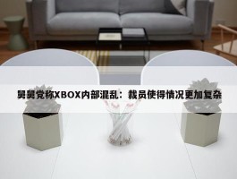 舅舅党称XBOX内部混乱：裁员使得情况更加复杂