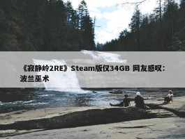 《寂静岭2RE》Steam版仅34GB 网友感叹：波兰巫术