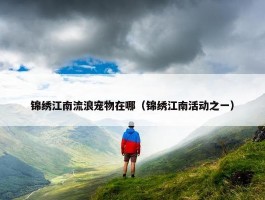 锦绣江南流浪宠物在哪（锦绣江南活动之一）