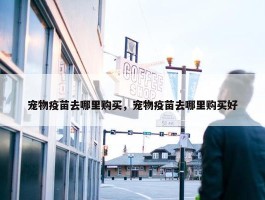 宠物疫苗去哪里购买，宠物疫苗去哪里购买好