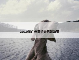 2010年广州亚运会男篮决赛