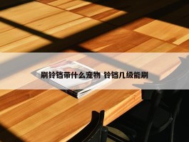 刷铃铛带什么宠物 铃铛几级能刷