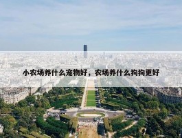 小农场养什么宠物好，农场养什么狗狗更好