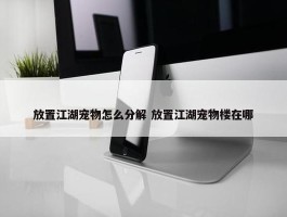 放置江湖宠物怎么分解 放置江湖宠物楼在哪